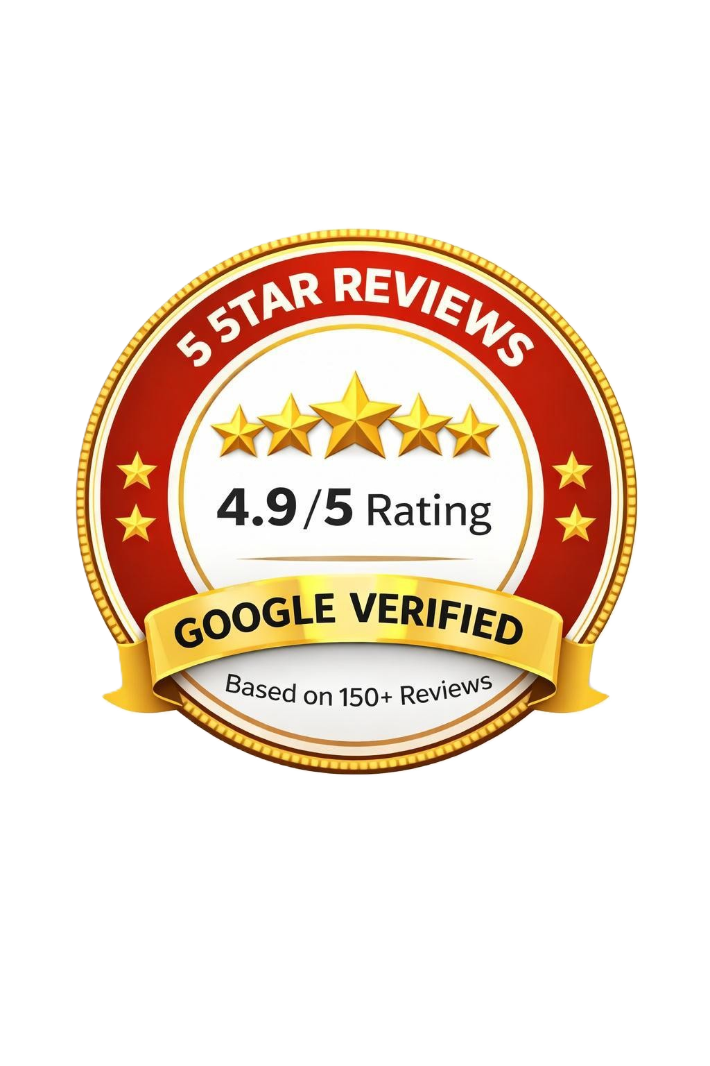 5 Star Reviews - 4.9/5 Rating