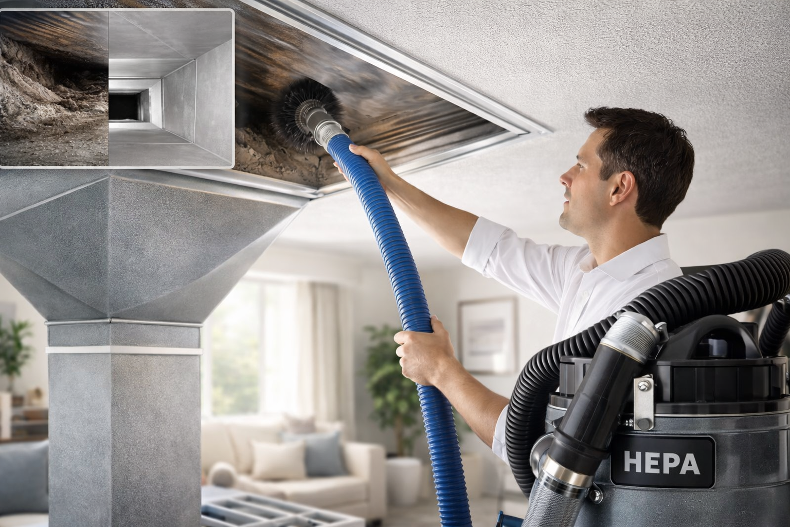 Air duct cleaning professional service in San Antonio